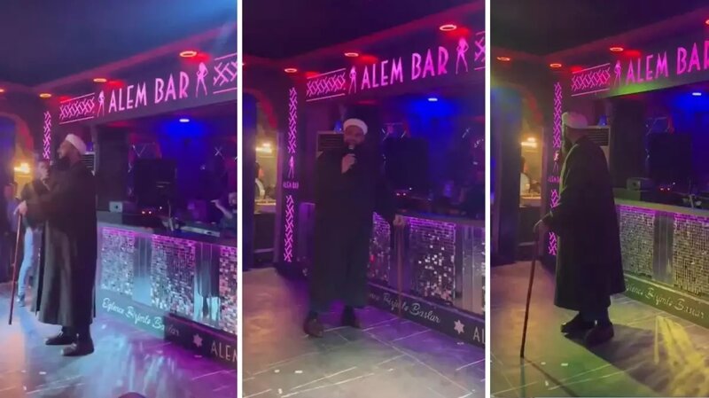 Pavilyona gedən moizəçi səhnədə mikrofonu götürüb məsləhətlər verdi - VİDEO