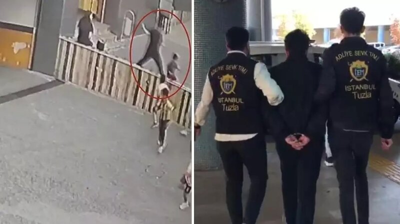 Uşağı yerə vuran qatilin cəzası açıqlandı - VİDEO