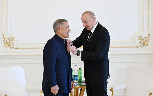 Prezident onu təltif etdi - Yenilənib - Fotolar