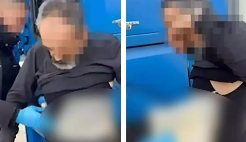 TIR sürücüsünün bədənindən çıxanlar hər kəsi şoka saldı - VİDEO