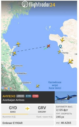 Aktauda AZAL təyyarəsinin qəzası zamanı yaralananlardan 14-ü Azərbaycan vətəndaşıdır