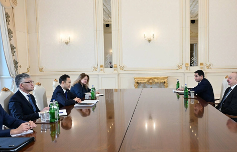 Prezident İlham Əliyev Kayrat Sarıbayı qəbul edib