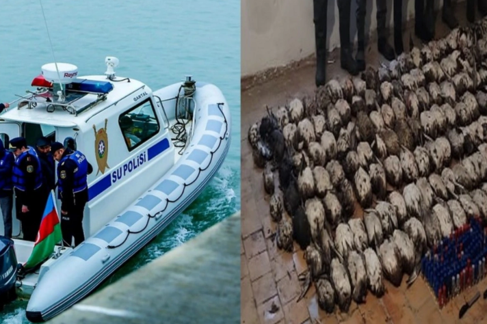 "Qırmızı Kitab"a düşən çöl quşlarını ovlayan şəxslər saxlanılıblar