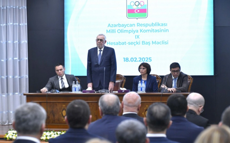 İlham Əliyev yenidən Azərbaycan Milli Olimpiya Komitəsinin prezidenti seçildi