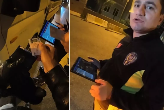 Yol polisindən müəllimə ürək ağrıdan məsləhət - VİDEO