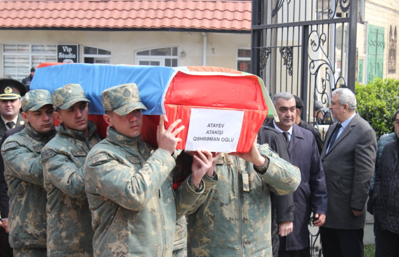 İtkin şəhidimiz dəfn olundu - Fotolar