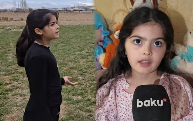 "5 dil bilirəm" - 12 yaşlı Nübar - Video