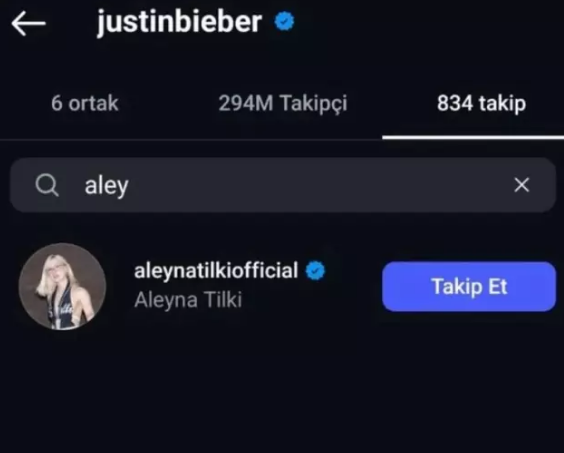 Justin Bieberdən təəccüblü hərəkət: Məşhur müğənnini sosial şəbəkədə izləməyə aldı