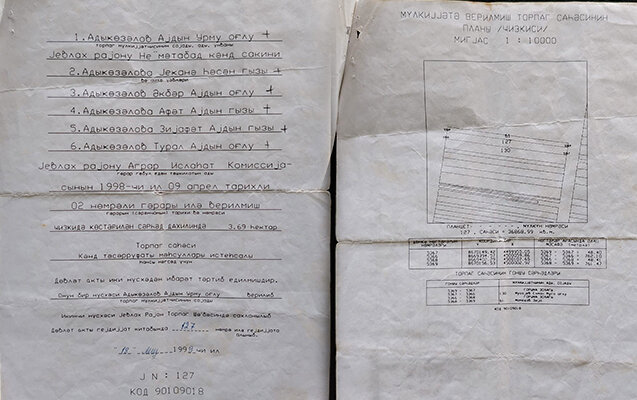 Şəhid atası torpağının əlindən alındığını deyir