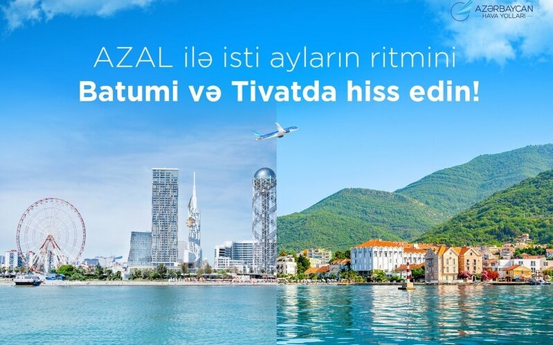 AZAL iki populyar kurort şəhərinə uçuşlara başlayır