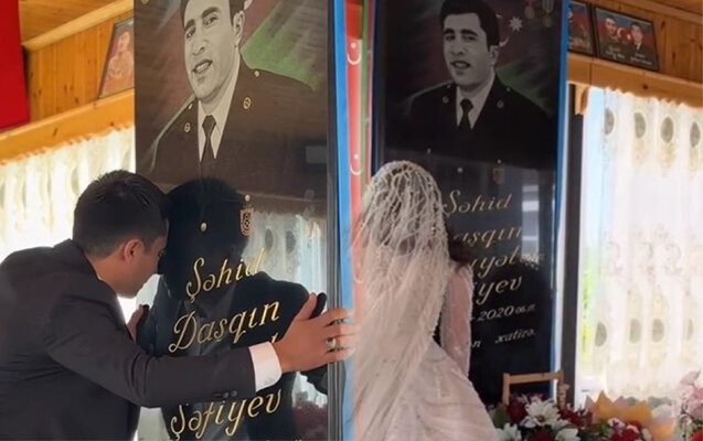 Şəhid ailələri quda oldu - Video