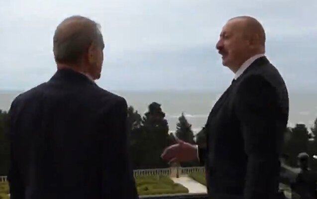 Prezidentlər Zuğulba iqamətgahında söhbət etdilər - Video