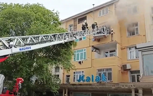 Sumqayıtda yanğın - Video