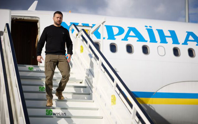 Zelenski Türkiyəyə getdi