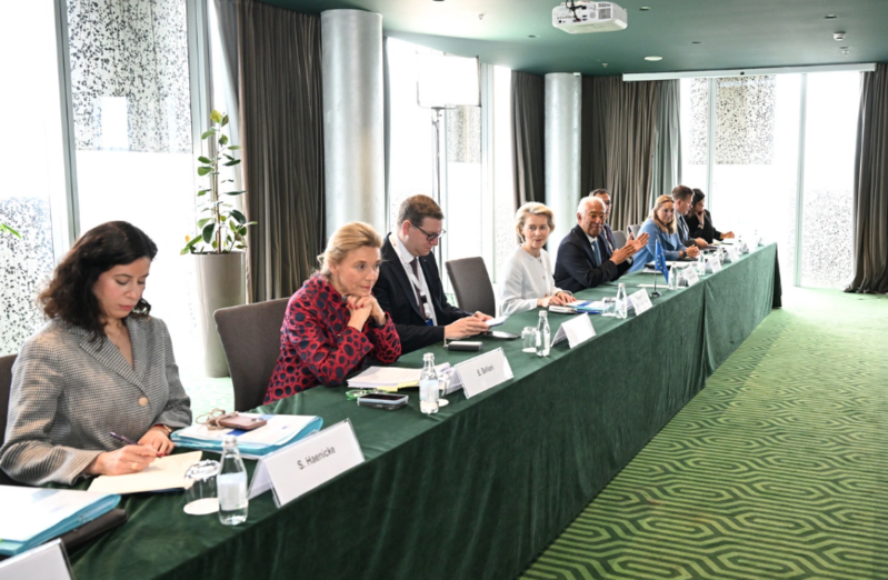 İlham Əliyevin Tiranada Antonio Koşta və Ursula fon der Lyayen ilə görüşü olub