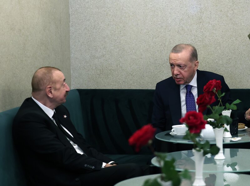 Prezident Ərdoğanla görüşdü - Foto