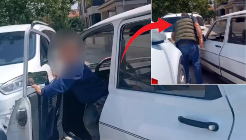 Ailəsindən gizli avtomobili idarə edən azyaşlı uşaq qəza törətdi