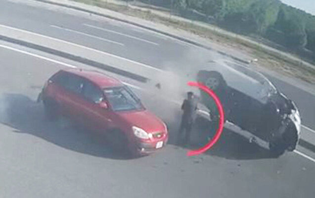 Yaşlı kişi bir addım da atsaydı... - Videosu