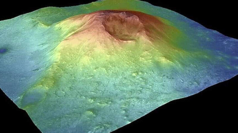 Marsda "gizlənmiş" vulkan aşkar edildi