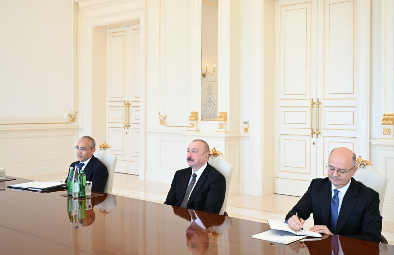 İlham Əliyev bp şirkətinin baş icraçı direktorunu qəbul edib