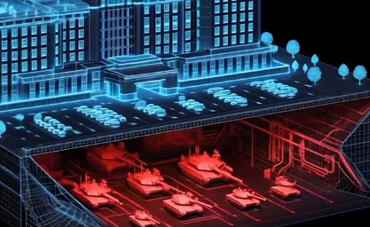 Vurulan xəstəxananın altında hərbi baza olub? - Video