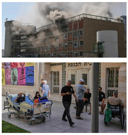 Vurulan xəstəxananın altında hərbi baza olub? - Video