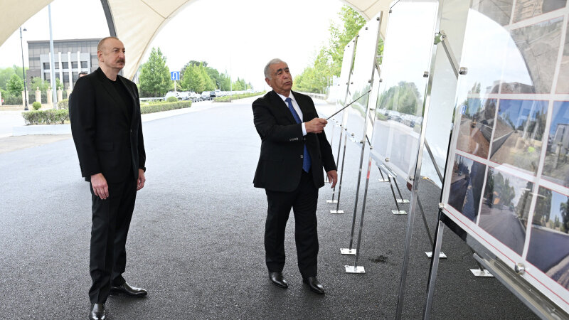 Prezident Yevlaxda açılışlar etdi (YENİLƏNİB)