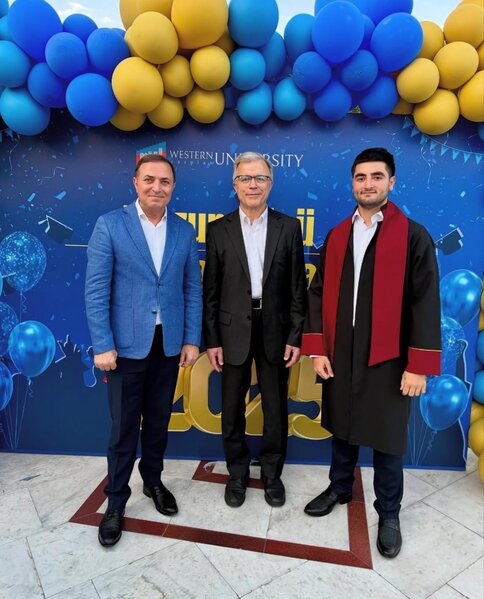 Mənsum İbrahimovun oğlu məzun oldu (FOTO)