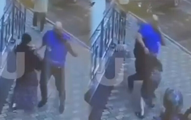 Yekaterinburqda bu dəfə azərbaycanlı qadına hücum etdilər - Video