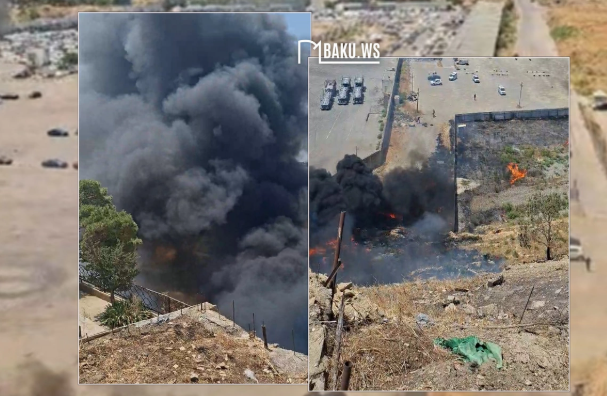 "Maşın Bazarı"nın yaxınlığındakı YANĞIN SÖNDÜRÜLDÜ