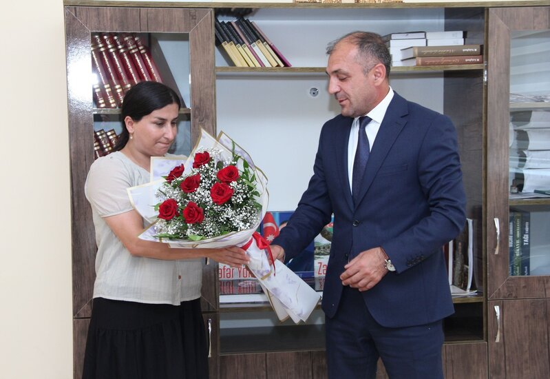 Şəhid anası və şəhid yoldaşı məzun oldu - Fotolar