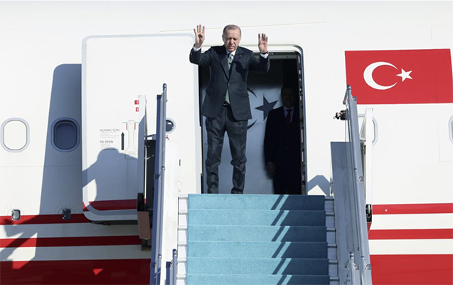 Türkiyə Prezidenti Rəcəb Tayyib Ərdoğan Azərbaycana səfərə gəlib