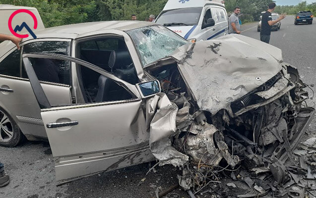 Şəkidə qəza, yaralılar var - İkisi azyaşlıdır