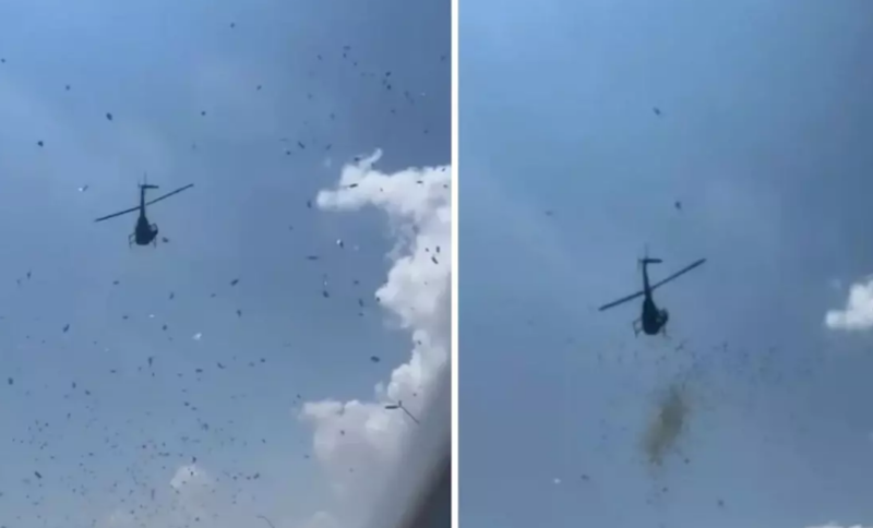 Ölən şəxsin vəsiyyəti təəccübləndirdi – dəfn mərasimində helikopterdən pul səpildi