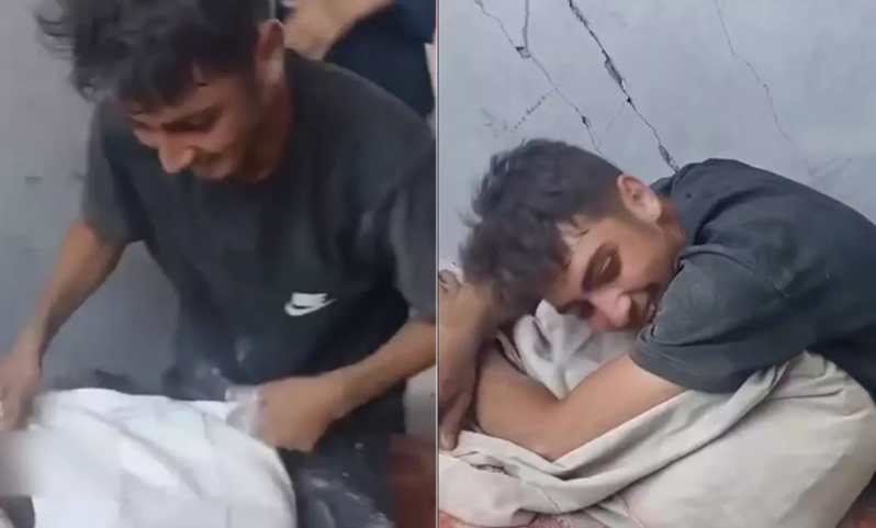 Qəzzəli gəncin un sevinci sosial şəbəkədə viral oldu - VİDEO