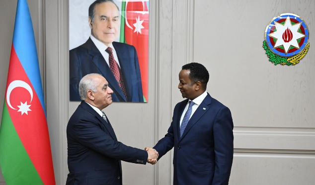 Əli Əsədov Somalinin xarici işlər və beynəlxalq əməkdaşlıq naziri ilə görüşüb