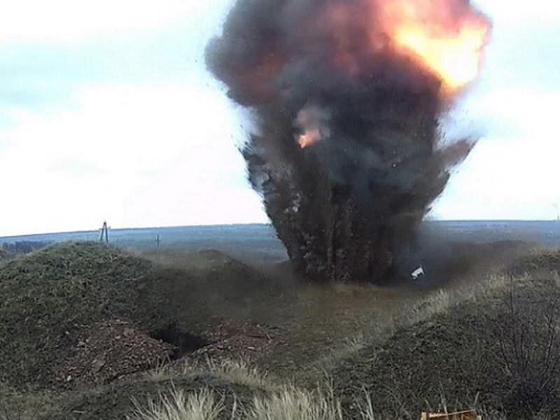 Azərbaycanda beş hərbçi MİNAYA DÜŞDÜ - FOTO