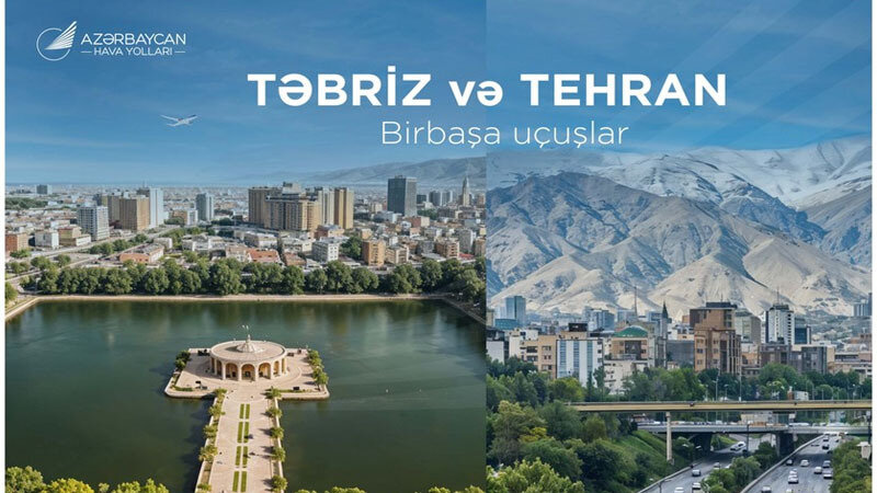 AZAL İranın iki şəhərinə uçuşlara başlayır