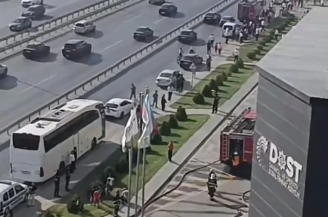 Xırdalanda DOST Mərkəzindəki yanğın söndürülüb