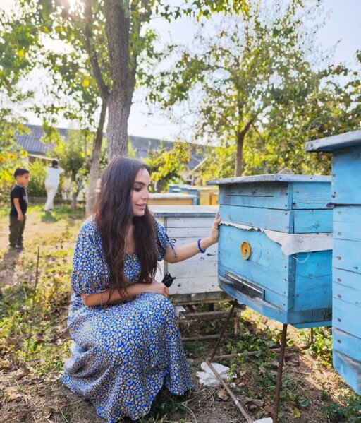 Leyla və Arzu Əliyevalar Şamaxıda - Fotolar