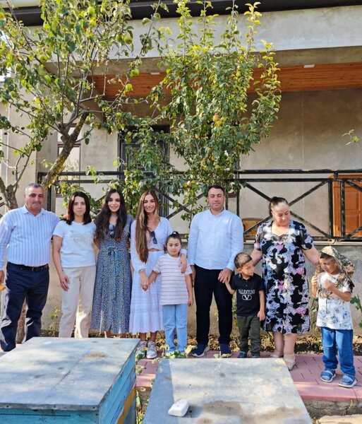 Leyla və Arzu Əliyevalar Şamaxıda - Fotolar