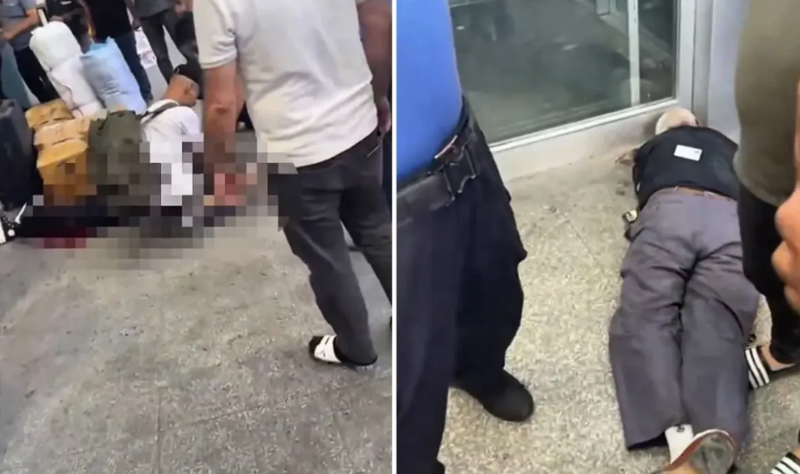 Avtovağzalda dəhşət: Yaşlı kişi silahla qadını vurdu