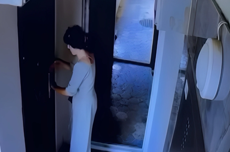 Bakıda evlərə girən qadın kimdir? - Görüntüləri YAYILDI