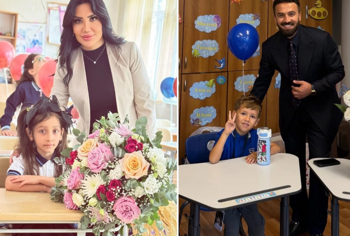 Bu azərbaycanlı məşhurların övladı birinci sinifə gedir