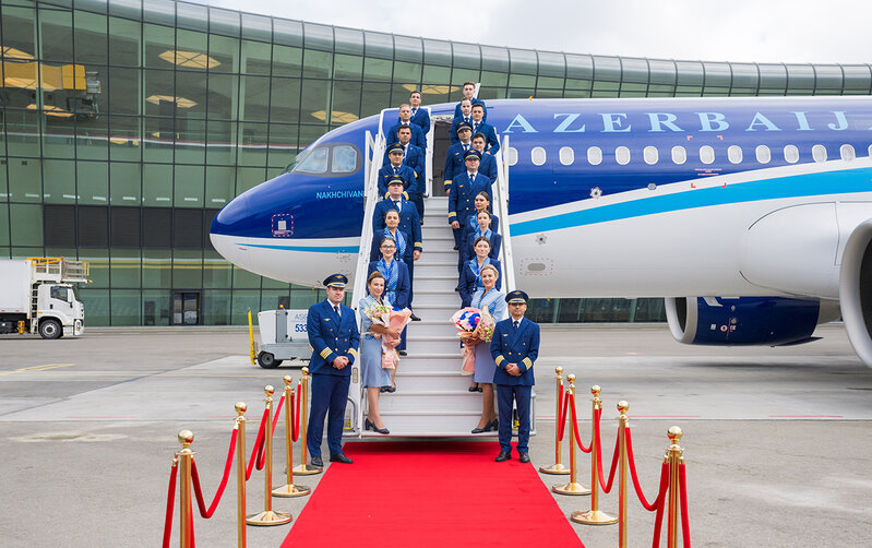 AZAL donanmasına yeni "Airbus A320neo" təyyarəsini əlavə etdi - Fotolar