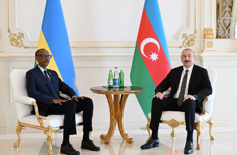 İlham Əliyevin Ruanda prezidenti ilə təkbətək görüşü olub