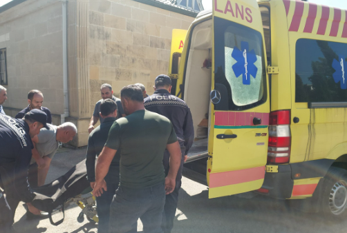 Avtobus velosipedçini vurub öldürdü - Fotolar