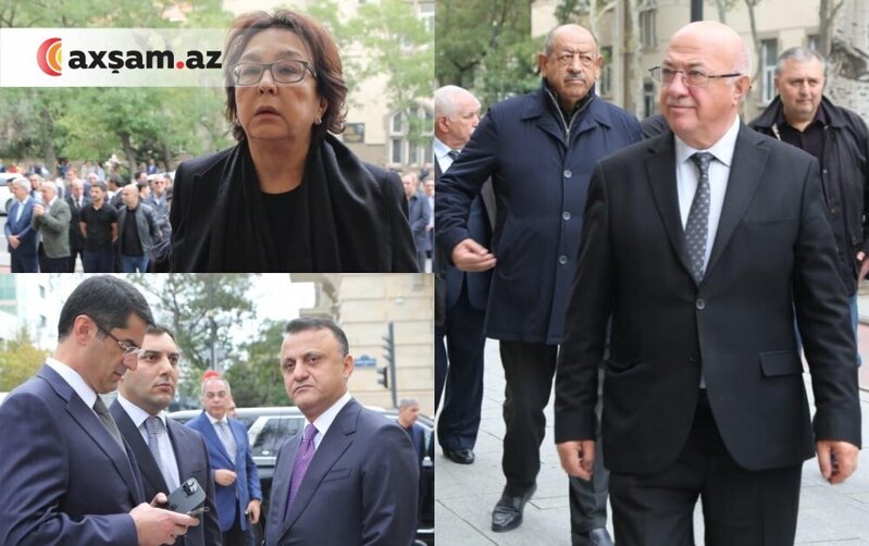 Məmurlar vida mərasimində - Fotolar