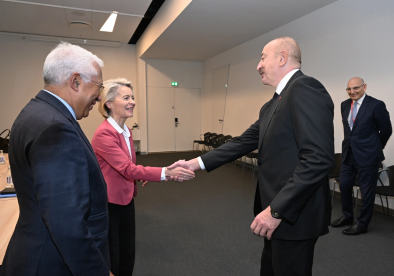 İlham Əliyevin Antonio Koşta və Ursula Fon der Lyayen ilə görüşü olub