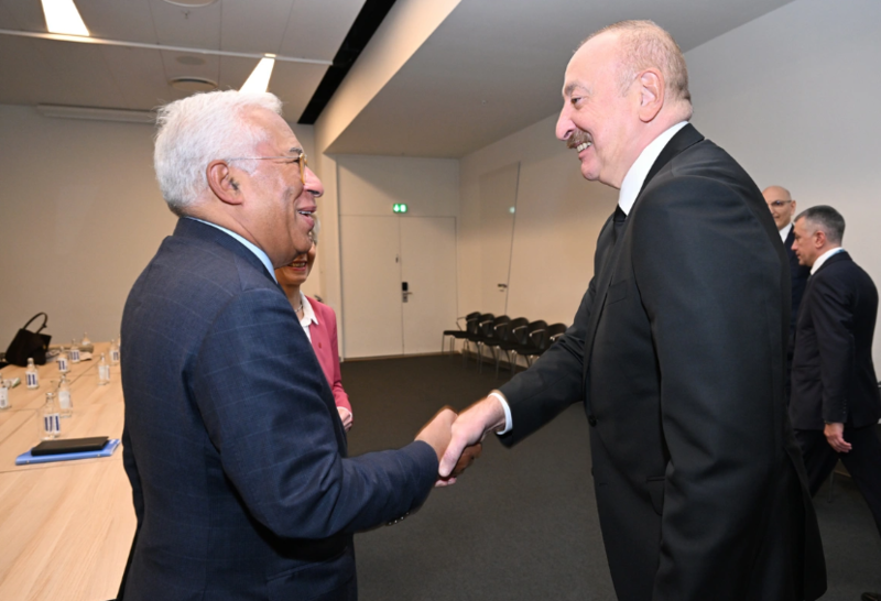 İlham Əliyevin Antonio Koşta və Ursula Fon der Lyayen ilə görüşü olub